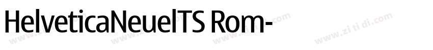 HelveticaNeuelTS Rom字体转换
